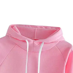 Ensemble de survêtement rose à capuche pour femme, manches longues, couleur unie, pantalon de jogging décontracté avec cordon de serrage et poches latérales, tenue d'automne - Product Image 4