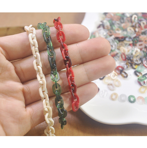 Chaîne murale en résine moderne, faite à la main, créative, écologique, colorée et transparente, pour décoration. - Product Image 5