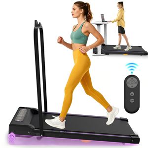 Tapis Roulant Portatile con Telecomando e Display LED, Design 2-in-1, Supporta fino a 120kg - Product Image 1