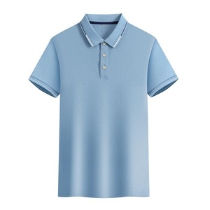 Camisetas Polo de Manga Corta para Hombre, Diseño Personalizado con Logotipo Bordado, Color Sólido, Primavera-Verano 2023 - Product Image 4
