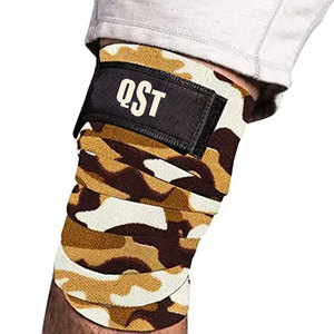 Weightlifting <b>Exercise</b> Support <b>Knee</b> Wrap for Men-Durable Breathable Gym Weight Lifting Bandage Straps Guard - Product Image 1