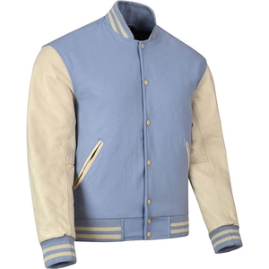 Blouson universitaire en laine fine personnalisé 2026 pour femme – Qualité supérieure, coupe oversize, style bomber, broderie tendance, hiver, pour couple - Product Image 4