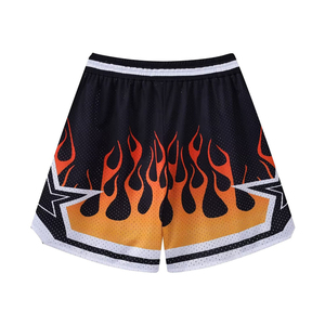 Pantalones Cortos Deportivos de Malla para Hombre, Tejido Transpirable, Ajuste Cómodo, para Gimnasio, Entrenamiento, Correr, Cintura Elástica, Ligeros - Product Image 5