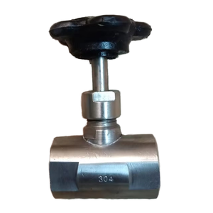 1/4 \ "SS 304วาล์วเข็มสเตนเลสแบบแมนนวลอุณหภูมิสูง - Product Image 1