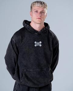 Acid Wash Unisex <b>500</b> <b>GSM</b> Fleece Tracksuit High Fashion Men's <b>Hoodies</b> 100% Cotton Solid Hooded Winter Streetwear - Product Image 3