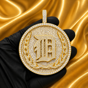 Collier pendentif de baseball personnalisé en argent sterling 925, médaillon de baseball pavé de zircone cubique, bijoux sportifs, logo et numéro personnalisés - Product Image 2