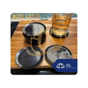 BEST SELLER Buffalo Horn Coaster Set for Dining Area Beverage Cup and Premium Home Decoration Vietnam - Product Image 1