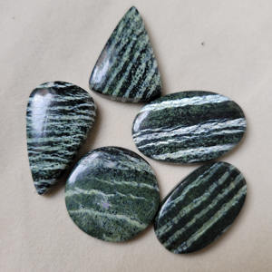 Premium Quality Green Swiss Opal Gemstone Bulk Cabochons Authentic Crystal Cabochons for Jewelry Flat <b>Back</b> High-Grade Cabochon - Product Image 1