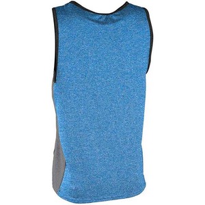 เสื้อกล้ามออกกำลังกายผู้ชายแบบไม่มีแขน ยี่ห้อ OEM ระบายอากาศได้ดี เหมาะสำหรับเล่นกล้าม ขายราคาถูก ผลิตจากผ้าฝ้ายผสมสแปนเด็กซ์ - Product Image 5