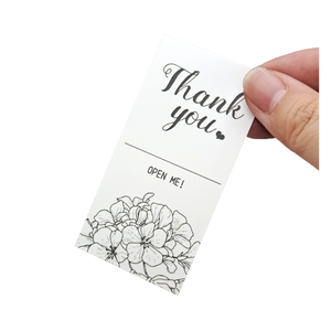 Autocollants d'étanchéité rectangulaires Étiquettes décoratives cadeaux Autocollant de remerciement - Product Image 3
