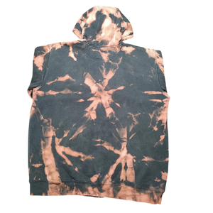 Sweat à capuche zippé pour homme, entièrement personnalisé, en molleton épais, effet délavé, matière coton respirante, style streetwear. - Product Image 2