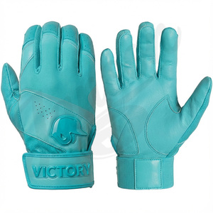 Guantes de Bateo de Béisbol OEM al por Mayor, Ajuste Personalizado, Palma de Cuero, Antideslizantes, Proveedor de Guantes Deportivos Transpirables de Cuero - Product Image 3