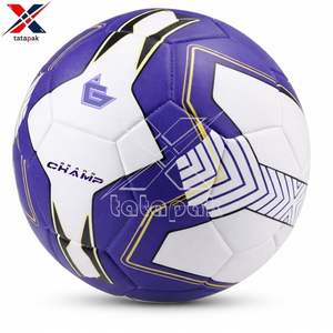 Balón de Fútbol PVC Talla 4, Cosido a Máquina, Vejiga de Goma, Alta Calidad, Resistente al Agua, Ecológico, Impresión de Logotipo Personalizado - Product Image 4