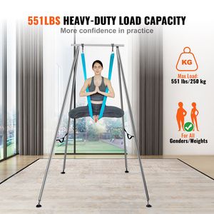 Portable Professional Aerial Yoga <b>Frame</b> with 9.67 ft Hammock Stand 13.1 Yards Aerial Yoga <b>Swing</b> Max 551-551 - Product Image 2