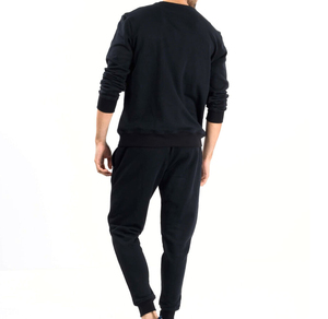 Conjunto Deportivo Personalizado OEM 2026 para Hombre, Sudadera de Cuello Redondo Grueso de Algodón, Pantalones Deportivos, Conjunto de Talla Grande - Product Image 4