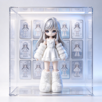 Poupée BJD en PVC personnalisée avec corps articulé mobile pour l'affichage de personnages d'anime mignons, fabricant OEM ODM