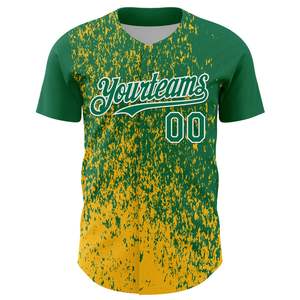 Maillot de baseball personnalisé par sublimation, 100 % polyester, séchage rapide, respirant, uniforme d'équipe, chemise de baseball pour homme à boutons intégraux - Product Image 2
