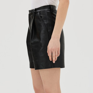 New Arrival Fully Customized Made <b>Leather</b> <b>Shorts</b> For Women Professional Manufacturer Made Custom Logo Women <b>Leather</b> <b>Shorts</b> - Product Image 3
