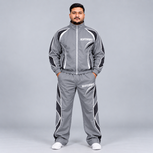 Conjunto Deportivo de 2 Piezas para Hombre, Chaqueta Cortavientos de Nailon y Pantalones Jogger, Ropa Deportiva Personalizada OEM, Venta al Por Mayor de Fábrica - Product Image 1