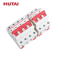 Fabricante AC230V/400V 16A 20A MCB 3 fases 20 amperios tipos de disyuntor en miniatura