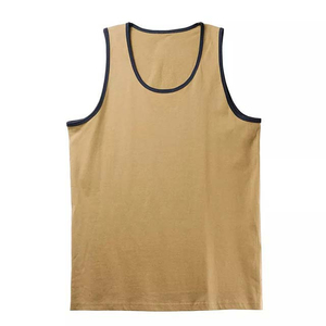 Superior Quality Men Tank Top Summer Cotton Bodybuilding <b>Vest</b> Customized Colors Logo Sleeveless Cotton Plain Man Tank Top - Product Image 3