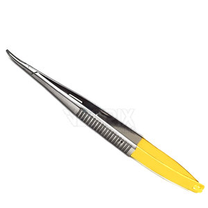 Instrumentos Oftalmológicos Manuales con Fuente de Alimentación, Portaagujas Curvo Castroviejo de 11 mm con Puntas Cónicas - Product Image 3