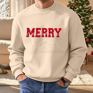 Sweat-shirt de Noël pour homme avec motif artistique hivernal, tissu doux et détails festifs pour les fêtes et rassemblements saisonniers - Product Image 2