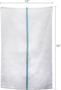 Serviette de salon en coton tricoté jetable personnalisée, durable, rafraîchissante, séchage rapide, douce, 100 % coton, pour spa et salon - Product Image 4