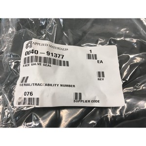 AMAT 0040-91377 FACE VALVE <b>SEAL</b>, 124824 - Trusted Global Legacy Semiconductor Equipment and Parts at - Product Image 1