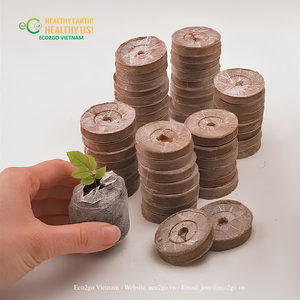 ECO2GO VIETNAM - Pellets de Fibra de Coco de Alta Calidad, Fibra de Coco Natural para Semillas con Excelente Absorción de Agua - Product Image 4
