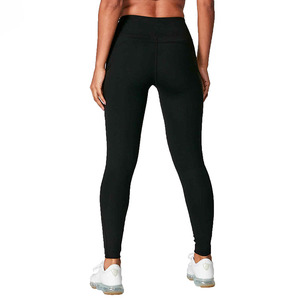 Leggings de Yoga de Pierna Recta de Color Sólido Personalizados para Mujer, Leggings Deportivos Sin Costuras con Costuras Reforzadas - Product Image 2