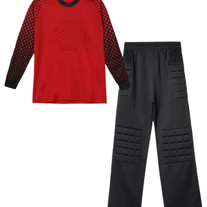 2026 High Quality Custom Name Printed 100% Polyester Quick Dry Football Long Sleeve Goalkeeper Jersey Suit for <b>Game</b> Sports - Product Image 6