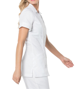 New Women Medical <b>Scrub</b> Uniform <b>Set</b> – Short Sleeve Nursing Hospital <b>Scrubs</b> with Custom Embroidery Wholesale - Product Image 3