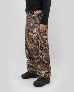 Pantalon de chasse camouflage imperméable coupe-vent isolé pour la chasse au cerf en extérieur, pantalon de ski d'hiver avec fermeture éclair - Product Image 4