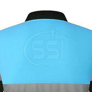 Safety Polo Shirt ANSI Class 2 Water Proof Reflective Performance Clothing Lightweight Durable Fabric <b>LED</b> Flash for Construction - Product Image 5