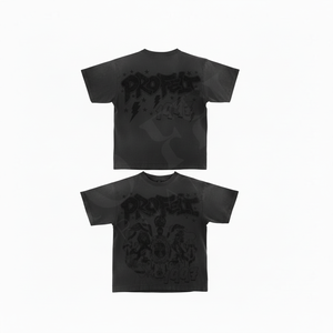 Camiseta Ligera de Manga Corta para Hombre, 100% de Alta Calidad, Color Liso, Estilo Vintage Lavado, con Diseño de Logotipo Impreso en DTF, Estilo Urbano - Product Image 3