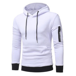 Sudadera con capucha de doble capa para hombre, de algodón grueso premium, estilo urbano. - Product Image 3