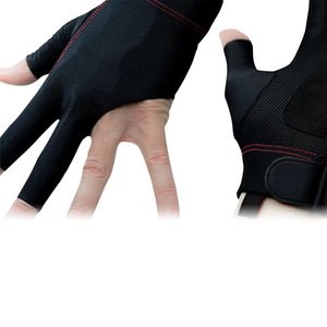 Gants de billard à demi-doigts avec sangle de poignet réglable pour la pratique du billard et du snooker, unisexe, sport - Product Image 2