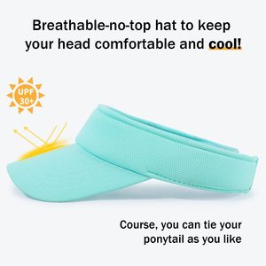 Casquette de soleil unisexe réglable pour sports de plein air, protection UV, légère, pour golf et tennis, vente en gros OEM - Product Image 2