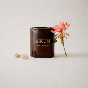 Vela Aromática Premium AIKUN en Frasco de Vidrio Verde, Vela de Aromaterapia para Decoración del Hogar, Spa, Relajación, Regalo - Product Image 2