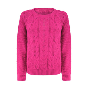 <b>Women's</b> Soft Ribbed Knit Sweater Long Sleeve <b>Warm</b> Comfortable Stretchy Casual Pullover Top with Classic Crew Neck Relaxed Fit - Product Image 6