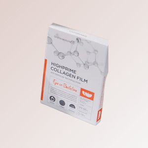 Mascarilla para ojos coreana K-Beauty Dermarssance High Prime Collagen Film Eye Or Smile Line 5 piezas Hecho en Corea - Product Image 1