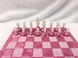 Luxurious Handcrafted Black <b>Onyx</b> <b>Chess</b> <b>Set</b> Carved Resin Pieces Crafted Treasures Brand Customizable Unisex Gift Decor - Product Image 3