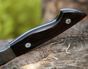 Couteau de Chef Haut de Gamme LEGACY BLADES en Acier Damas, Manche en Bois, Tranchant comme un Rasoir, Couteau de Cuisine Culinaire, Vente Directe Usine - Product Image 2