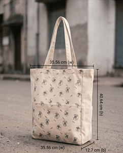 Urban <b>Tote</b> Heavy Duty Eco-Friendly <b>Canvas</b> <b>Tote</b> Bags Animal Prints Custom Logo Reusable Beach Travel Gift Option Long Self Handle - Product Image 5