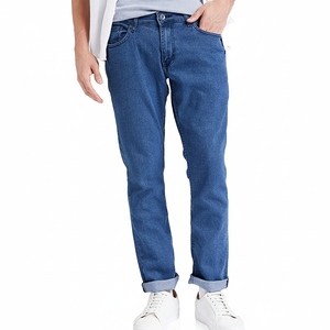 Jeans de Mezclilla para Hombre Hechos Profesionalmente a Bajo Precio, Diseño de Logotipo Personalizado, Servicio OEM de Alta Calidad, Cintura Alta, Corte Ajustado, Impermeables - Product Image 1