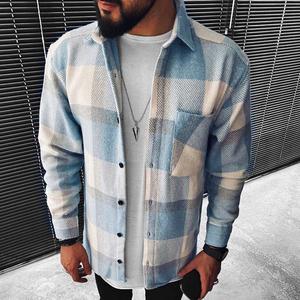 Nouvelle Arrivée T-shirts Décontractés à Manches Longues pour Hommes, à Carreaux, avec Poches, Imprimés, Style Formel, Tissu Dobby, Fourniture ODM, Automne, du Pakistan - Product Image 3