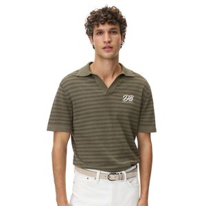 Polo pour homme coupe classique en mélange de lin, léger, respirant, décontracté, tendance, fabrication OEM ODM personnalisée - Product Image 1