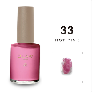 Esmalte de Uñas Rosa Intenso DLAW 33, Removible en Agua, 5ml, Pintura de Uñas de Lujo - Product Image 1