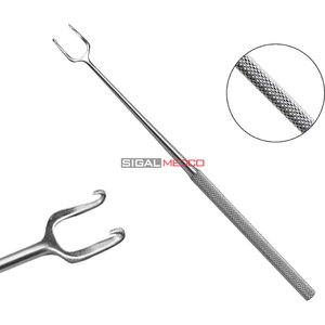Grapas de piel manuales de acero inoxidable alemán, con punta roma y afilada, de extremo único y doble, de 10 mm, Joseph, de doble púa, quirúrgicas. - Product Image 6
